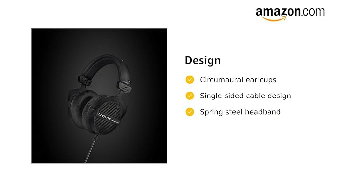 beyerdynamic DT990PRO Black Edition 80Ω Beyerdynamic DT 990 PRO Studio Monitor Open-Back Headphones